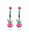 Guitarra Verde/Rosa