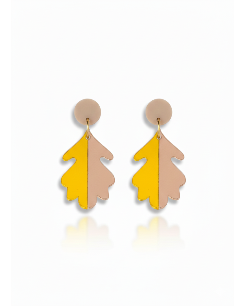 Hoja Abedul Peq Amarillo/Oro Rosa