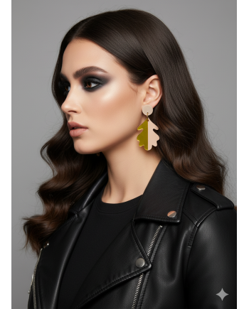 Hoja Abedul Peq Amarillo/Oro Rosa