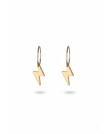 Rayo 2,5 Espejo Oro Rosa 2 puntas Aro