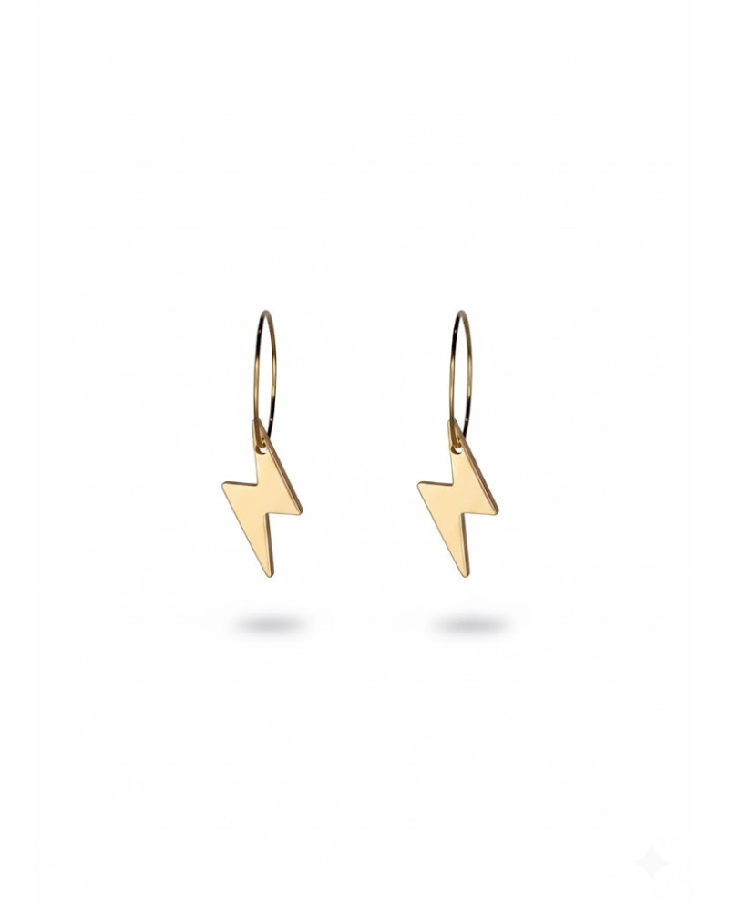 Rayo 2,5 Espejo Oro Rosa 2 puntas Aro