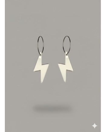 Rayo 4,0 Espejo Plata 2 puntas Aro