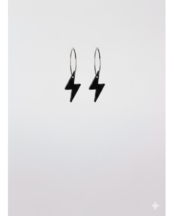 Rayo 2,5 Negro 2 puntas Aro