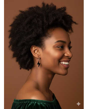 Rayo 2,5 Negro 2 puntas Aro