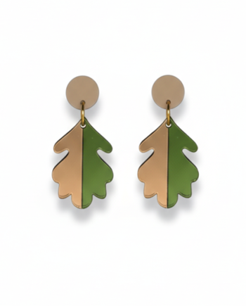 Hoja Abedul Peq Oro Rosa/Verde