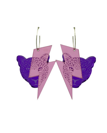 Rayo Rosa Leopardo Morado