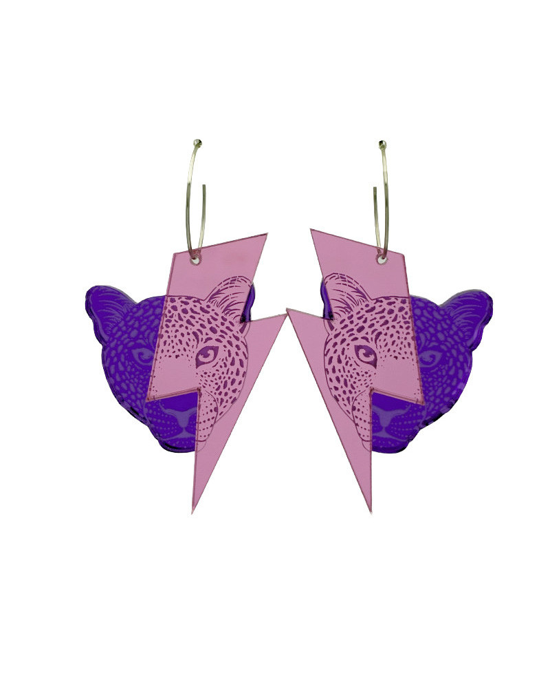 Rayo Rosa Leopardo Morado