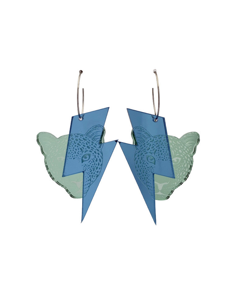 Rayo Azul Leopardo Verde