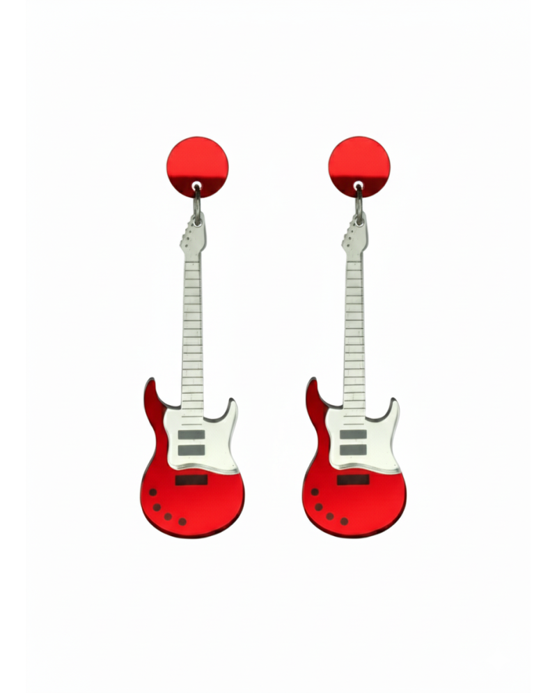 Guitarra Roja/Plata