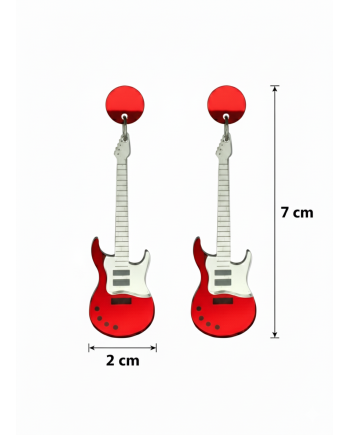 Guitarra Roja/Plata